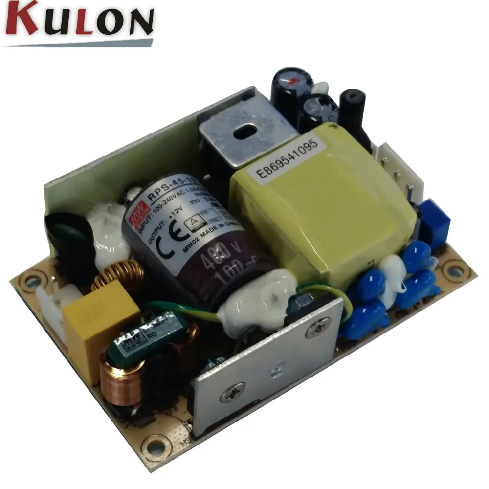 Meanwell RPS-45 с одним выходом зеленый PCB тип медицинского питания 45 Вт 3 В 5 в 7 12 15 24 48 8A 5A