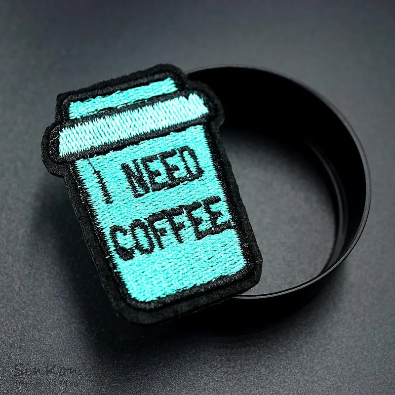 Мне нужны кофейные нашивки 4x5 см нашивка на вышитые аппликации швейные наклейки