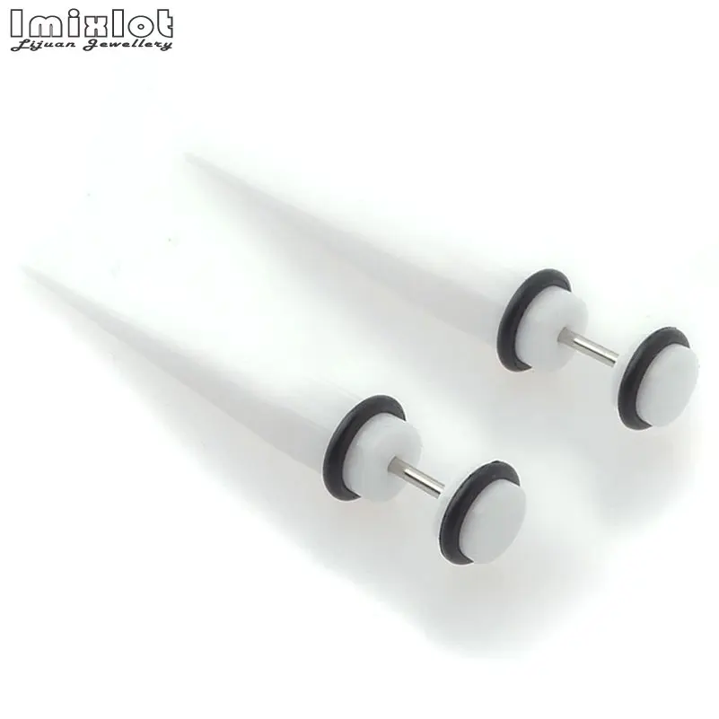 Серьги расширители конусные для имитации Пирсинга Ушей ювелирные изделия мужчин