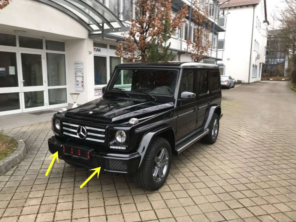 G класса w463 углерода finber переднего бампера для W463 G350 G500 углерода finber переднего бампера год