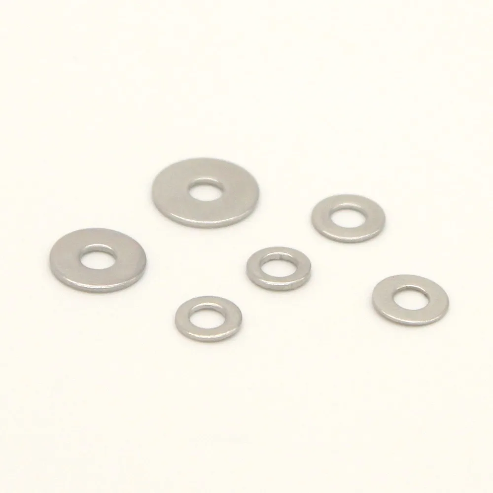 100pcs/lot M3x6x0.5 Flat Washers A2 Grade Stainless Steel Plain Washer Standard Metric | Обустройство дома