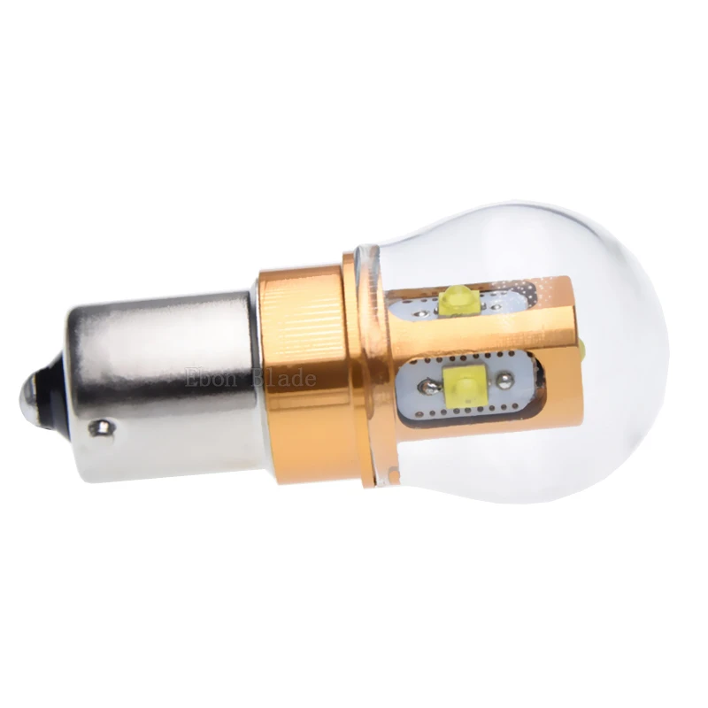 2x1156 S25 P21W BA15S R5W XBD чип 25 Вт Белый Красный Янтарный Светодиодный светильник сигнала поворота резервный светодиодный задний фонарь 12 В 24 в 30 В постоянного тока
