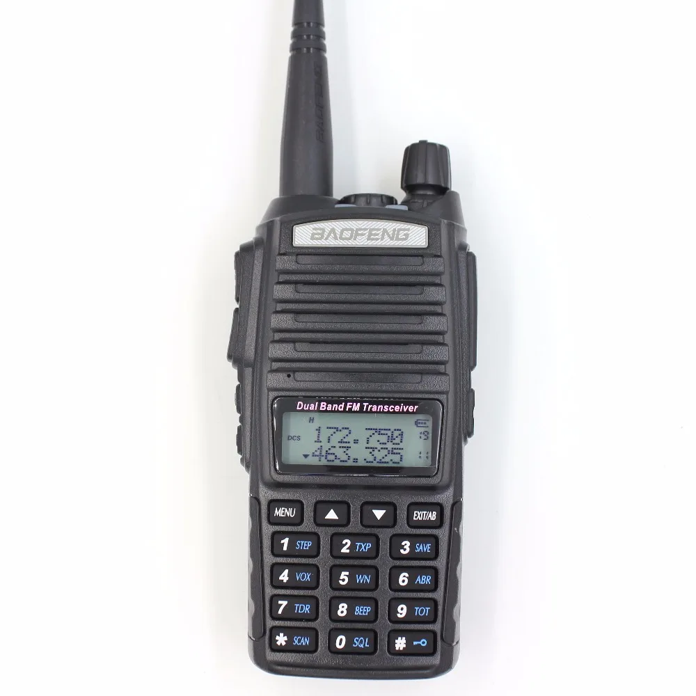 2 шт./лот BaoFeng UV-82 5 Вт UHF VHF Двухдиапазонный 136-174 и 400-520 МГц Любительское радио 2800 мАч