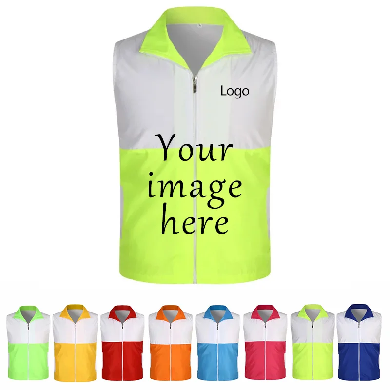 Светоотражающий Жилет для сада рабочая одежда мужчин и женщин с карманом