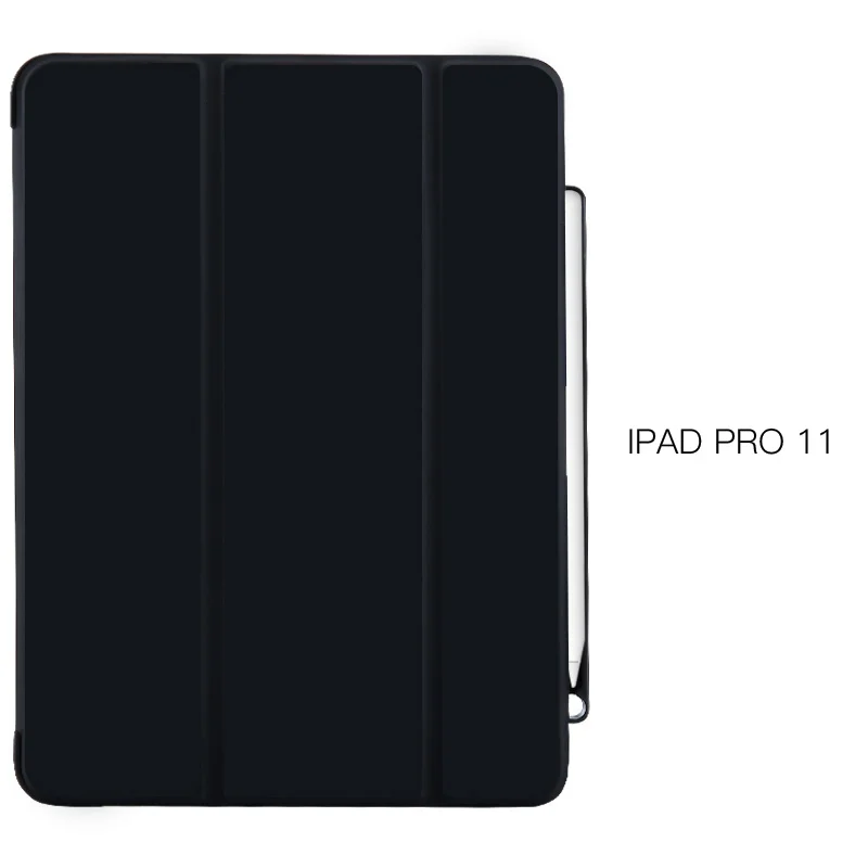 Чехол для Apple iPad Pro 11 дюймов 2018 умный кожаный чехол с держателем карандашом