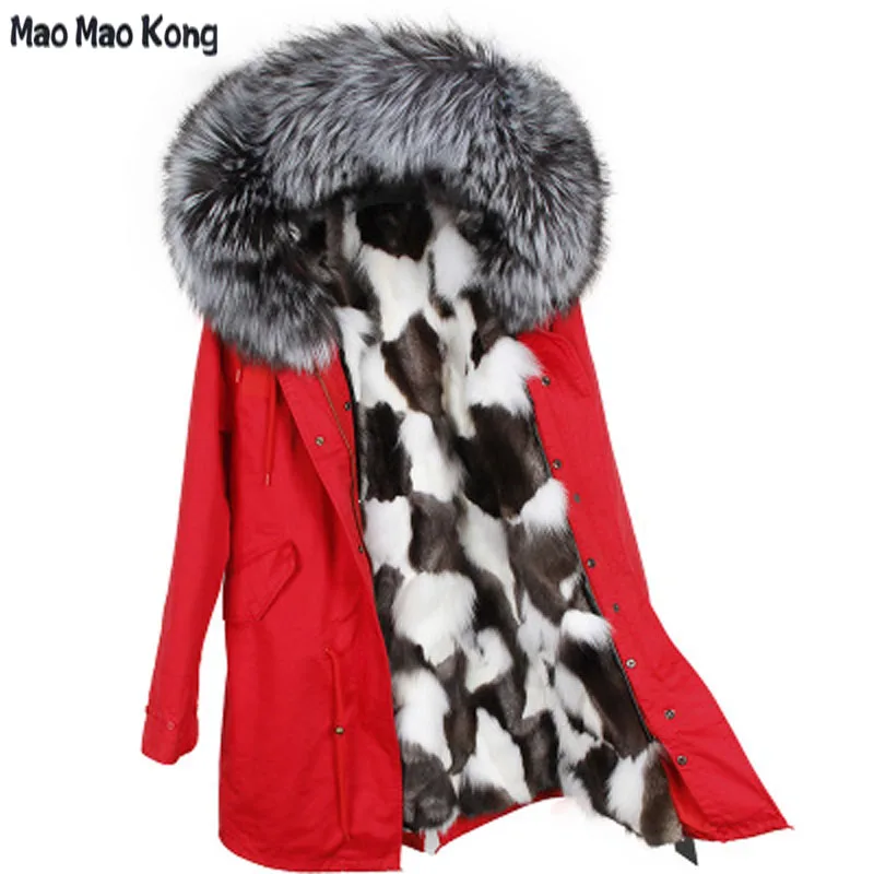 Высокое качество 2020 Новая модная женская Роскошная большая куртка с капюшоном и