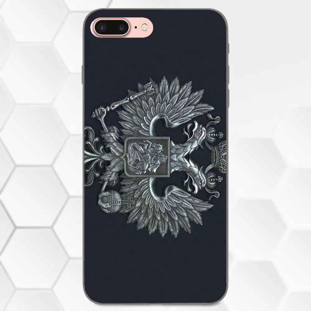 В продаже чехол для телефона Оригинальный русский флаг герб Apple iPhone 4 4S 5 SE 6 6S 7 8 Plus X