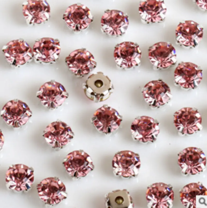 SS16 100 шт стеклянные стразы для пришивания на одежду свадебное платье Сделай Сам