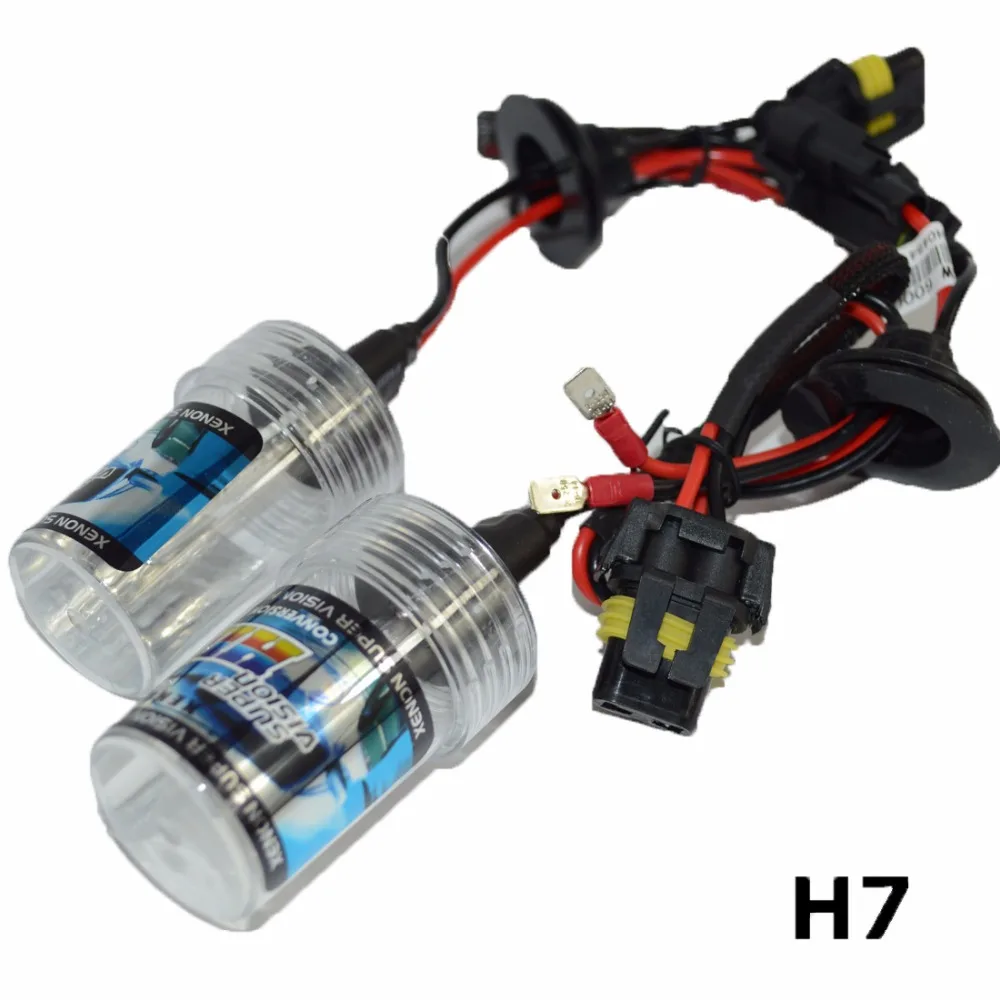 Safego 1 пара AC 35 Вт H7 HID Ксеноновые фары лампы Singel луч для автомобиля мотоцикла галогенная лампа 4300K 5000K 6000K 8000K 12V~ 24V