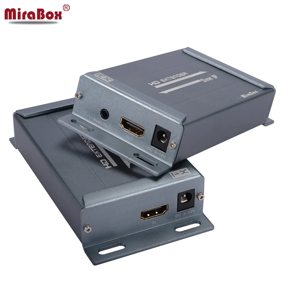 Удлинитель Mirabox TCP IP HDMI UTP Cat5 Rj45 с аудио экстрактором HD 1080P передатчик приемник