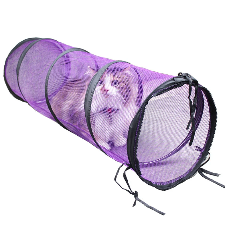 APAULAPET Полиэстер Кошка играть туннель игрушка складная палатка Игрушка Туннель