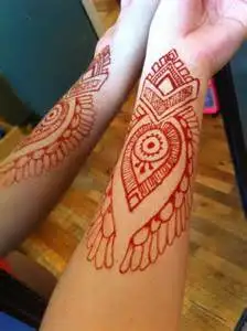 Тату паста с хной водостойкая красного цвета|face painting|body painthenna tattoo |