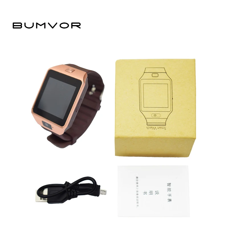 BUNVOR оригинальный Bluetooth DZ09 Смарт часы Relogio Android Smartwatch для IOS iwatch интеллектуальные