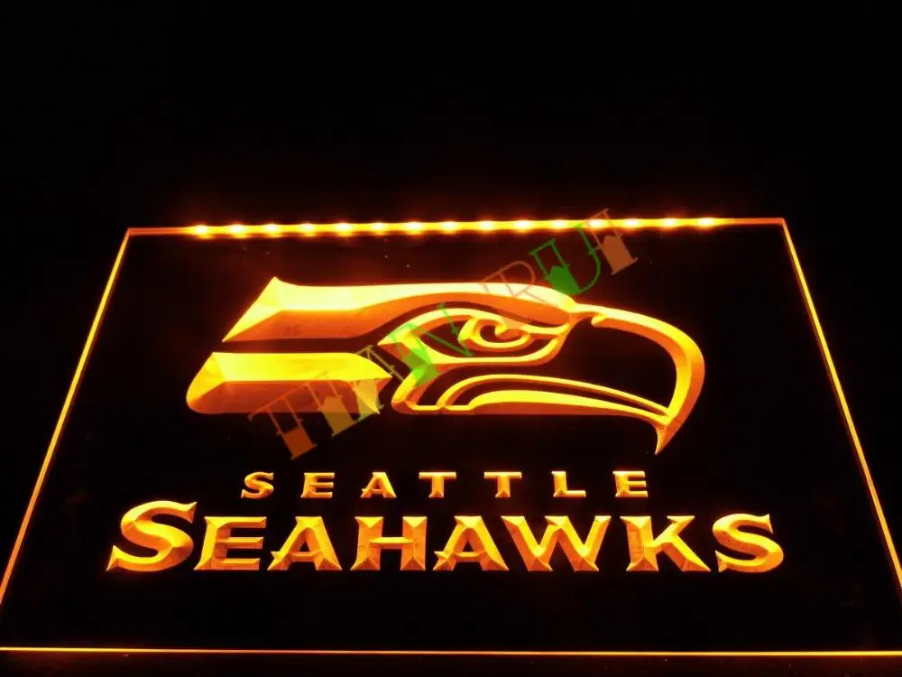 LD242- Seattle Seahawks Bar Pub LED Neon Light Sign home decor shop crafts | Дом и сад
