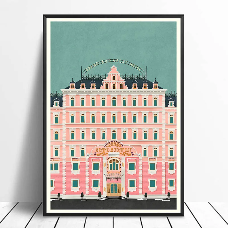 1 Grand Budapest отель Винтаж, классическое кино плакат домашний декор настенные изображения стена искусство живописный холст печати - Цвет: 1