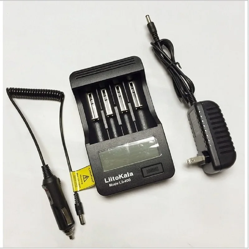 Новый lii 400 ЖК liitokala 18650 зарядное устройство литиевая батарея 3 7 в nimh aa/aaa1.2v + 12 В 2a