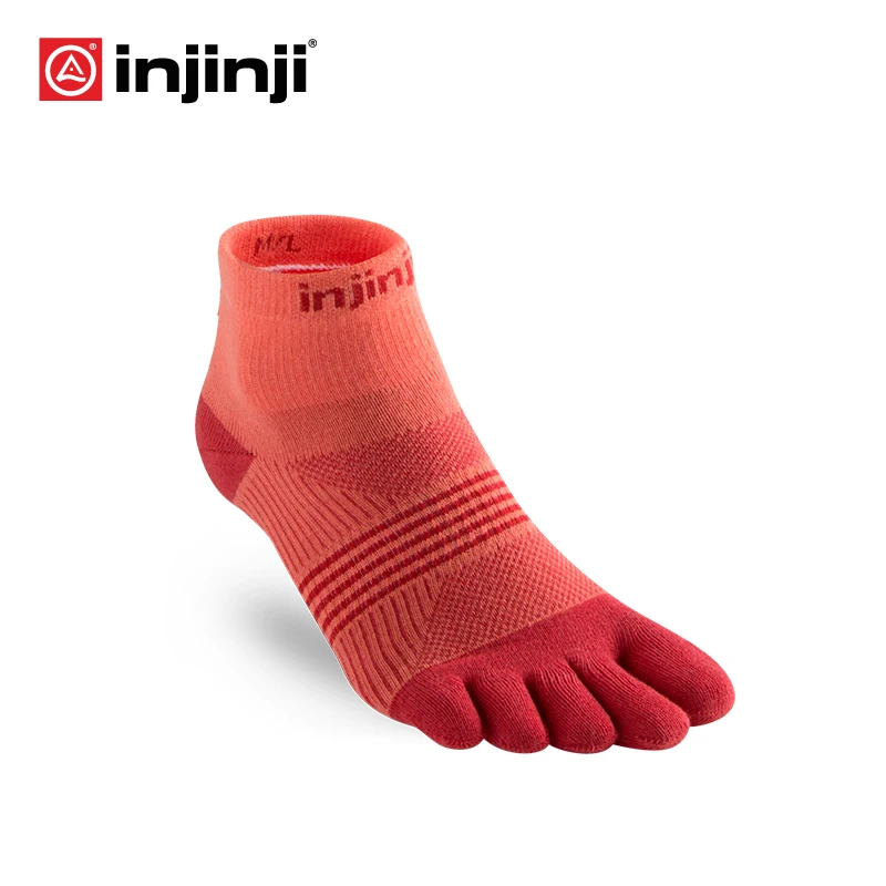 Injinji, велосипедные носки с пятью пальцами, новинка, короткие, тонкие, женские, для бега, спорта, сухие, Coolmax, для ног и лодыжки, для женщин