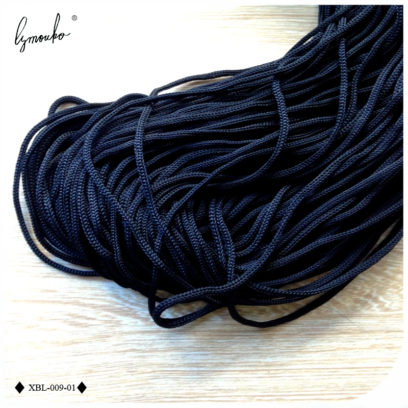 Шнурок для очков Lymouko, нейлоновый шнурок для солнцезащитных очков, 100 шт.лот, черный цвет (art.: 7a7221aca) - 7a7221aca