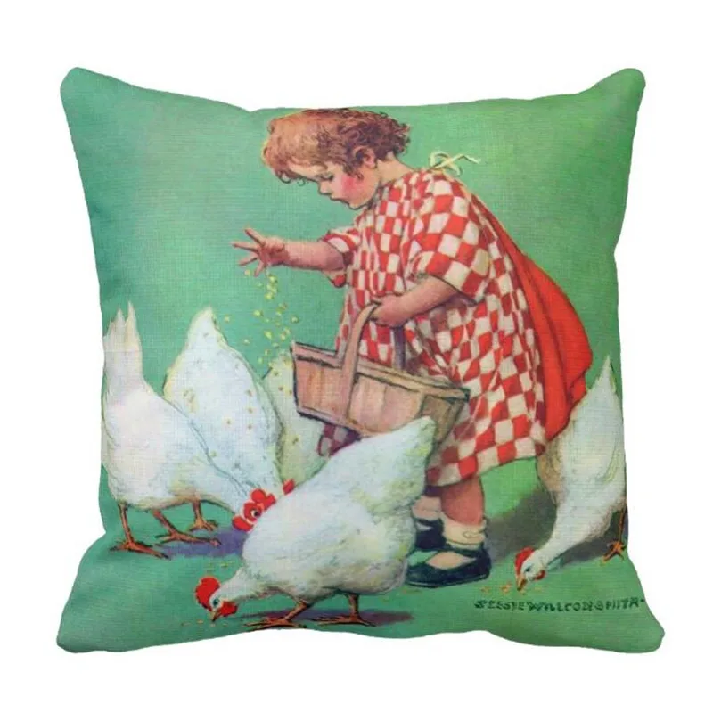 

Little Bird Vintage Pillow case