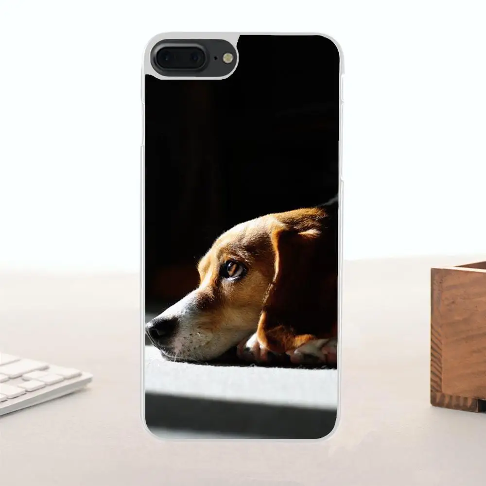 Мягкий чехол Bixedx из ТПУ с надписью I Love My Beagle Dogs для Apple iPhone 4 4S 5 5C SE 6 6S 7 8 Plus X |