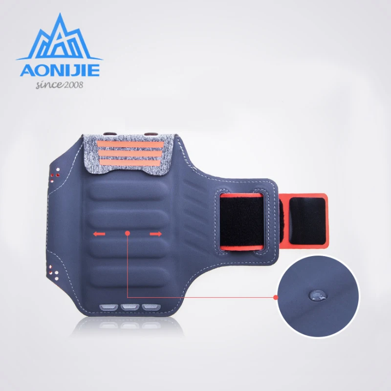 AONIJIE E845Universal Arm Bag Чехлы для iPhone 6 дюймов кошелек монет спортивный Чехол мобильного
