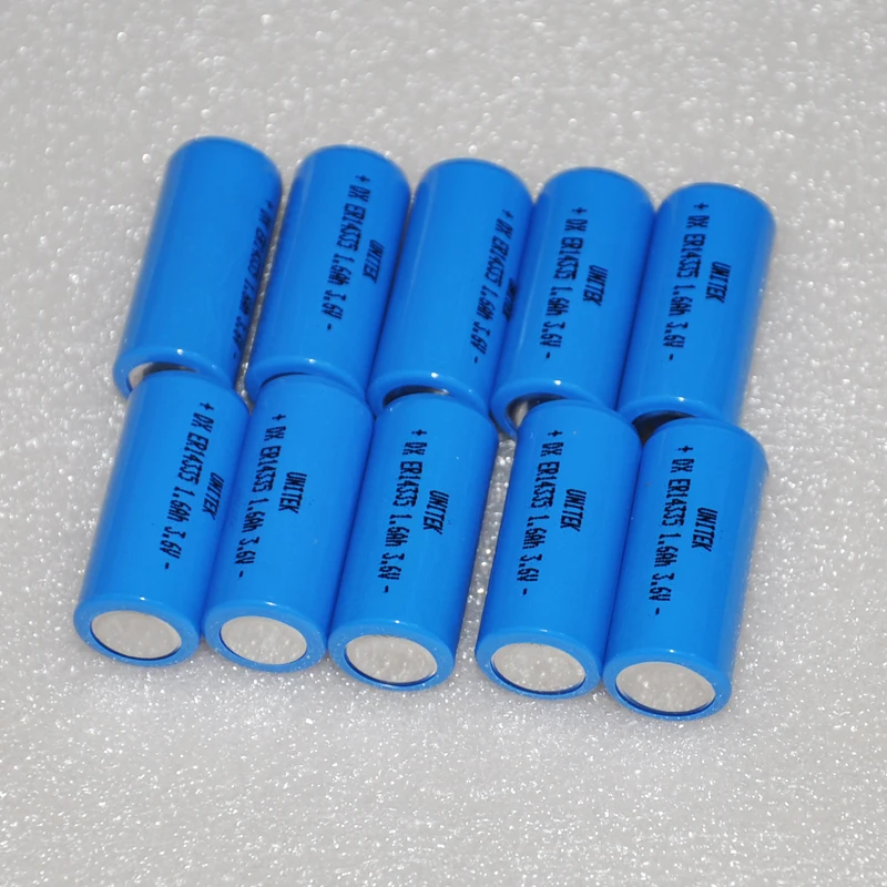 20 шт UNITEK 3,6 V 2/3AA liSOCL2 литиевая батарея ER14335 14335 ячейка 1600mah PCL сухая Первичная батарея Замена для TADIRAN TL-4955