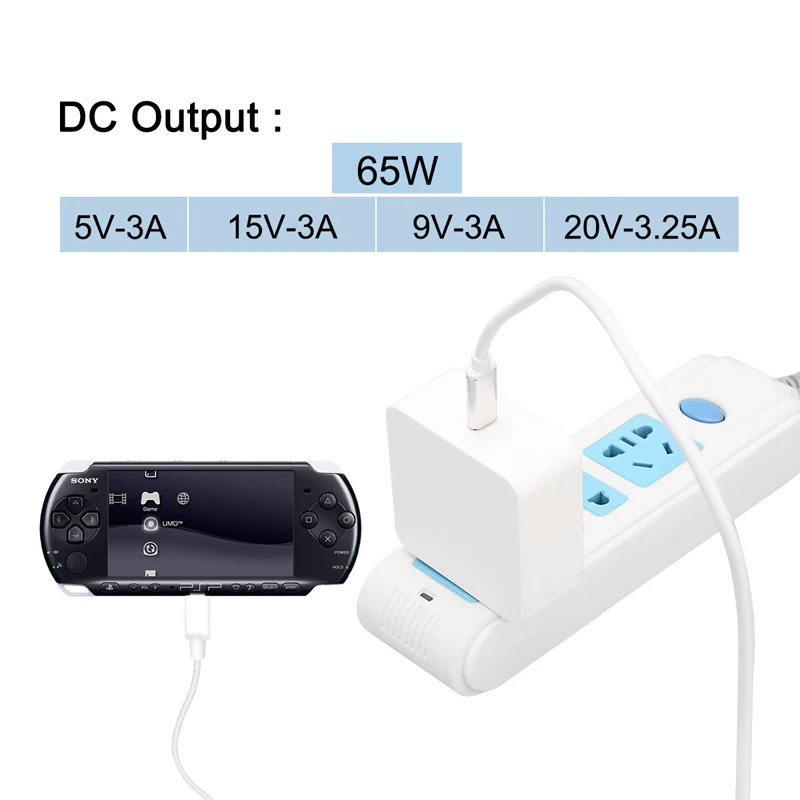 65 Вт 45 Тип USB C PD стены Зарядное устройство главного адаптера под названием 30 W для