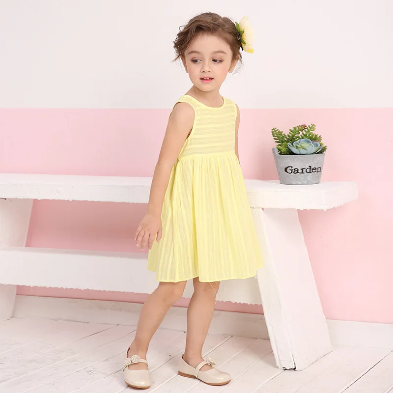 Одежда для девочек 2018 новый Детская праздничная одежда платья 5 лет Лето-Весна