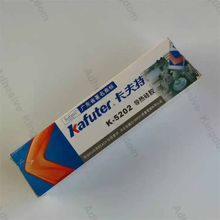 Подлинная Kafuter 80 г K 5202 термосиликатный светодиодный клей теплопроводность 0 8