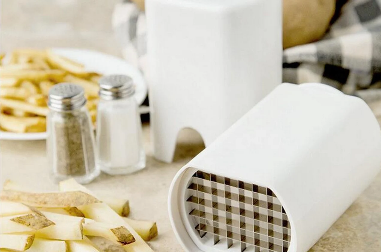 Stainless Steel Hand Potato Chip Cutter Maker | Дом и сад