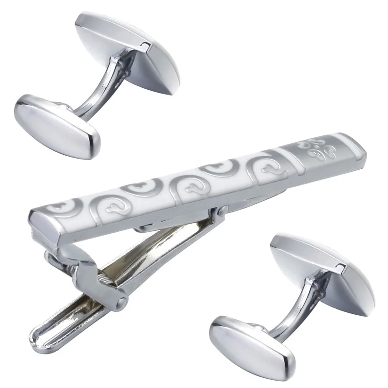 XKZM высококачественные запонки звенья зажим для галстука булавка подарок мужчин