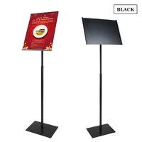 Linliangmuyu A3 Poster Display Stand Iron Adjustable Pedestal Sign Holder Floor Stand,  Outdoor Sign Holder Good Quality HB30