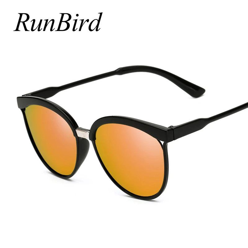 Солнечные очки RunBird кошачий глаз для женщин брендовые дизайнерские винтажные