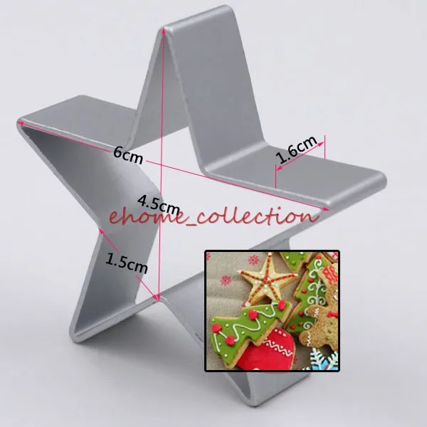 В форме рождественской звезды резак для печенья шоколадное желе Кондитерские