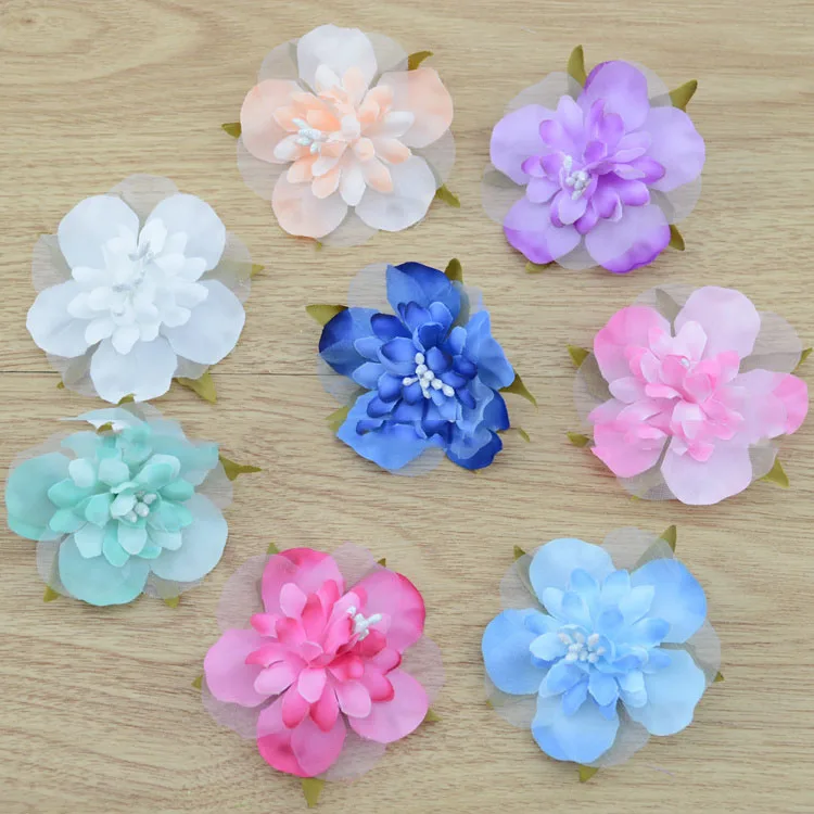 Искусственные цветы маленькая Камелия поддельные для моделирования diy