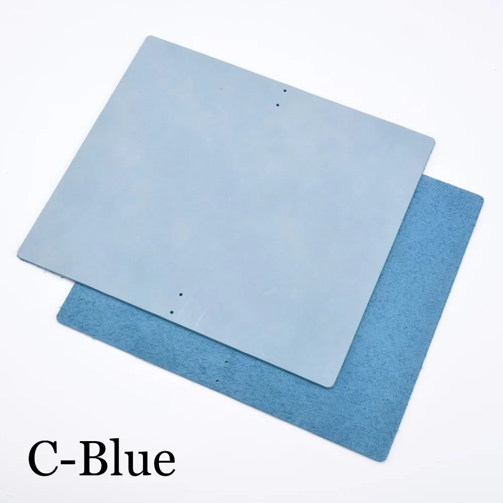 C Blue Записная книжка из натуральной кожи, ручная работа, винтажный дневник из воловьей кожи, Дневник для путешествий, блокнот, планировщик, подарок, купить 1 получить 11 аксессуаров - Цвет: C Blue