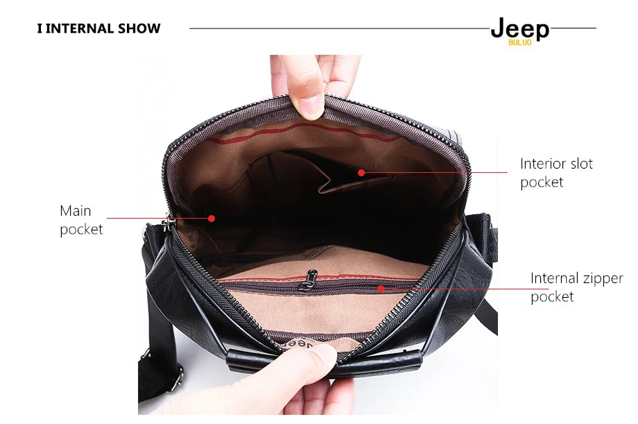 Бренд JEEP BULUO, мужские сумки, высокое качество, кожа, Shouder, сумка-мессенджер для мужчин, модные, повседневные, через плечо, тоут, сумки, стиль