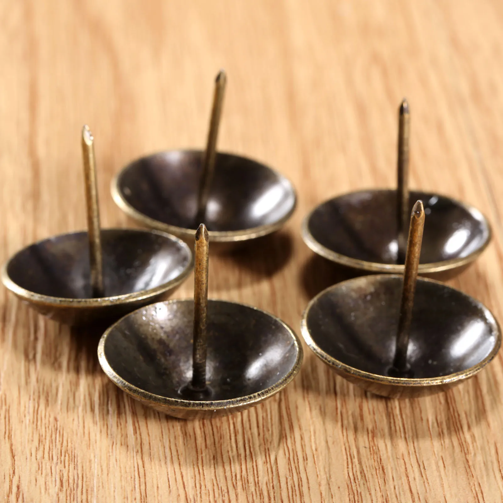 5 шт. 3 см античная латунь обивка для ногтей декоративной обивки Tacks серьги