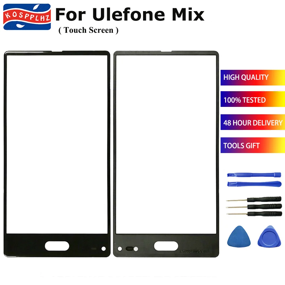 KOSPPLHZ New Mobile Touchscreen For Ulefone MIX Touch Screen Glass Panel Digitizer Sensor Black Touch Screen For Ulefone MIX