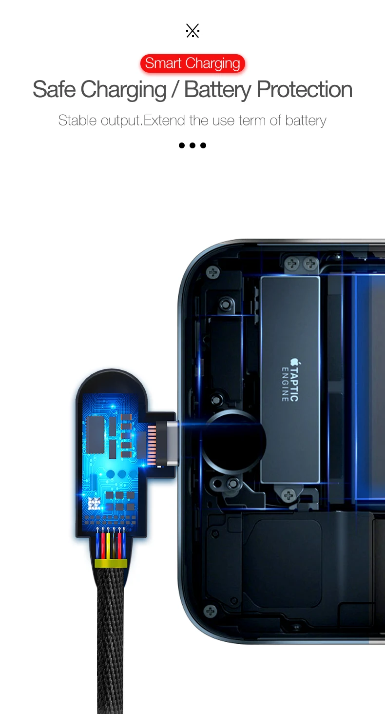 CAFELE 120 см светодиодный светильник type c USB кабель для зарядки samsung huawei xiaomi LG htc кабели для быстрой зарядки и синхронизации данных Поддержка type c