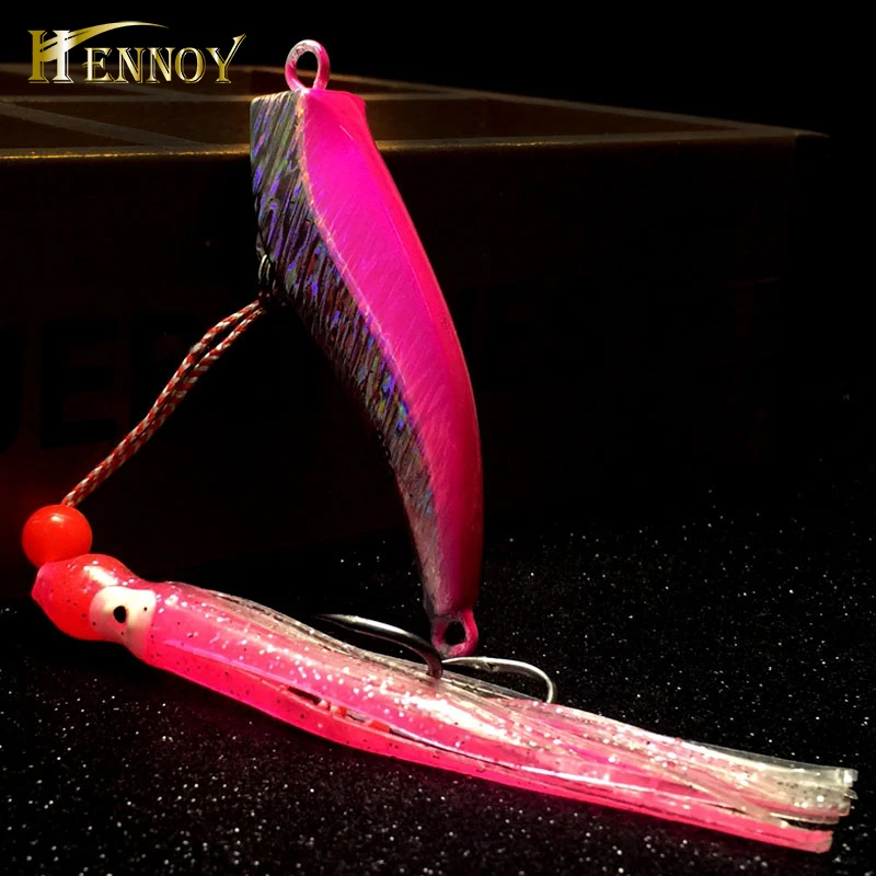 Hennoy приманка со свинцовым крючки для кальмара 80 г 100 Осьминог Lead Jig глубоководных