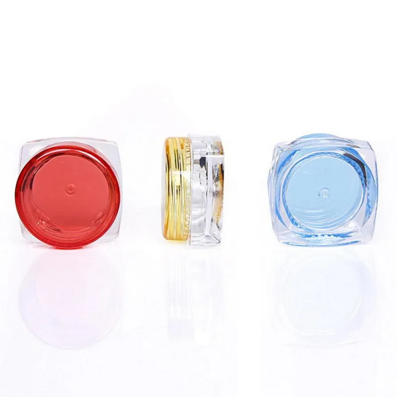 Банки горшок Box Nail Книги по искусству Косметическая бисера хранения Макияж крем