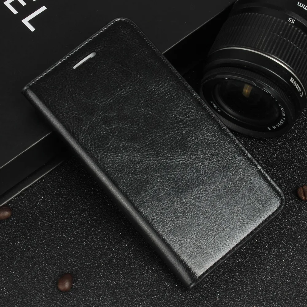 Роскошный чехол-книжка с бумажником из натуральной кожи для VIVO X20 / Plus - купить по
