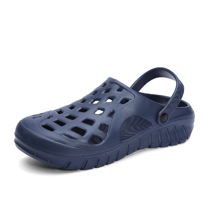2019 Arrival Men Summer Shoes Slippers Breathable Non Slip Mules Male Garden Casual Work Sandals Plus Size 45 | Обувь