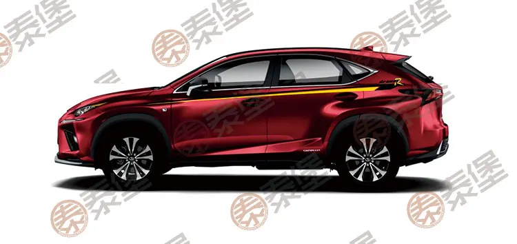 TAIYAO автомобильный стильный спортивный автомобильный стикер для Lexus NX 200 300h F sport Mark Levinson автомобильные аксессуары и наклейки авто стикер