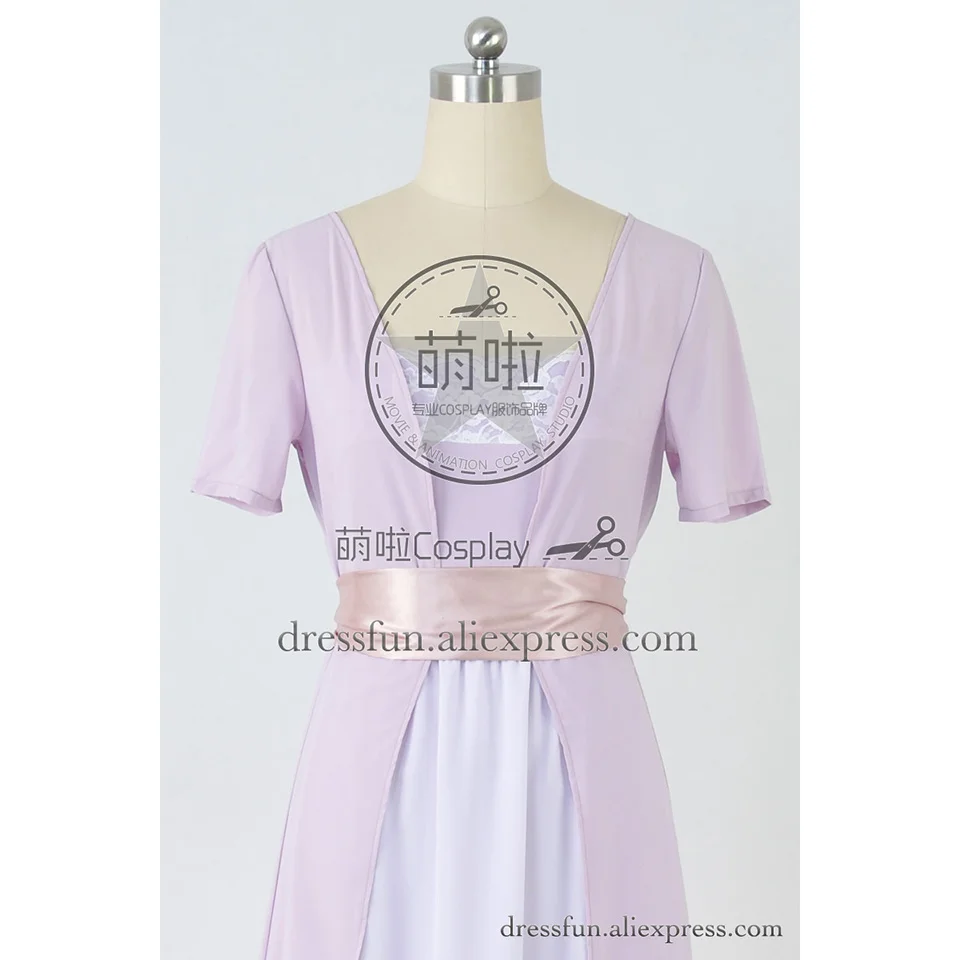 Костюм для косплея Титаник Роза DeWitt Bukater фиолетовое платье плавания униформа