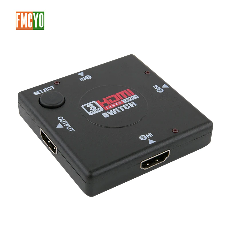 HDMI KVM переключатель 4 порта 3 входа 1 выход сплиттер видео монитор 1080P Разрешение