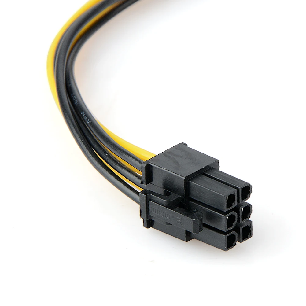 1 шт. 6 контактный к 8 PCI Экспресс кабель конвертер питания CPU видеокарта 6Pin 8Pin PCIE