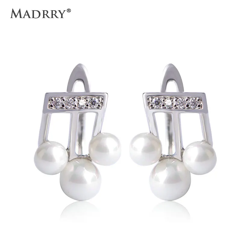 Женские серьги-гвоздики с искусственным жемчугом на свадьбу | Украшения и