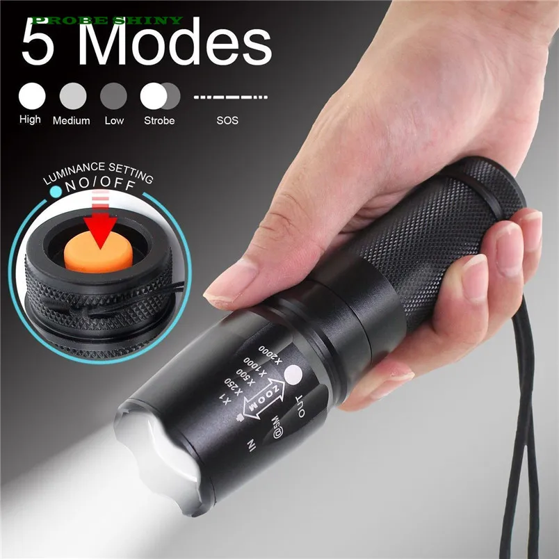 HOT!!! 6000lm Genuine Shadowhawk X800 Tactical Flashlight L2 LED Military Torch kit Free Shipping #NO17 | Лампы и освещение